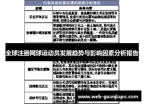 全球注册网球运动员发展趋势与影响因素分析报告
